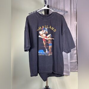 Black Muay Thai Graphic Tee